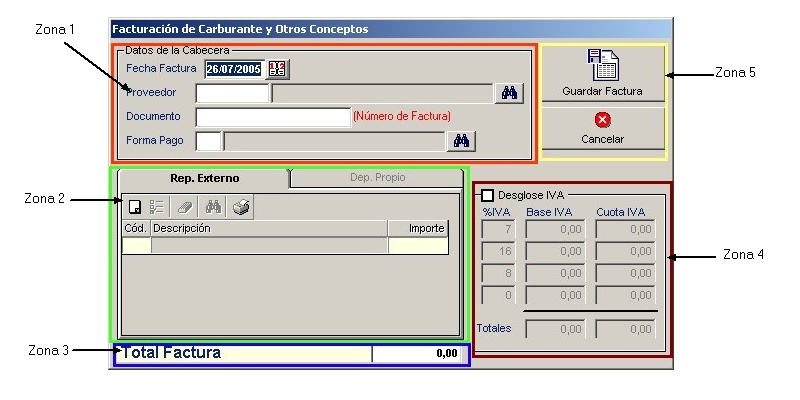 Facturacion Carburante Externo